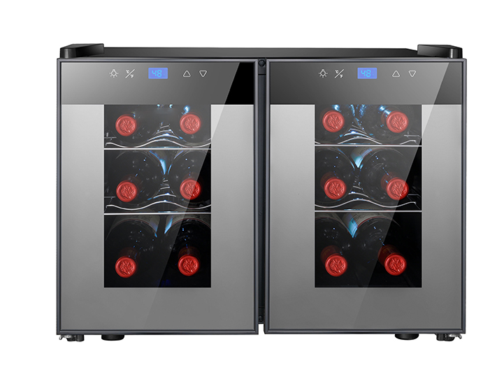 Thermoelectric Dual Zone Wine Cooler CW-40FDT 